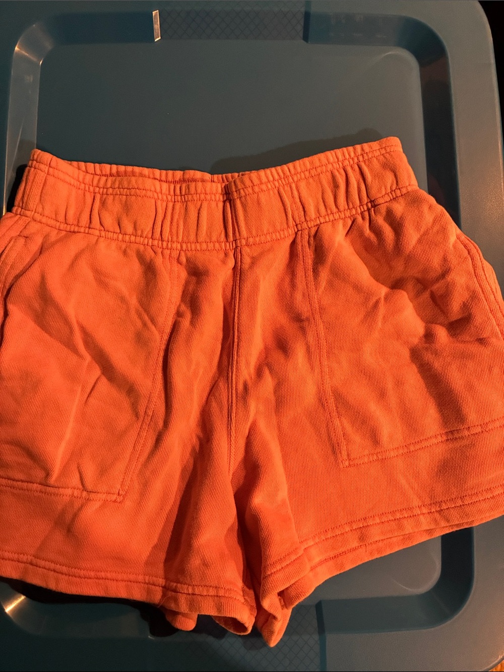 aerie Bright Orange Athletic Pull-On Shorts